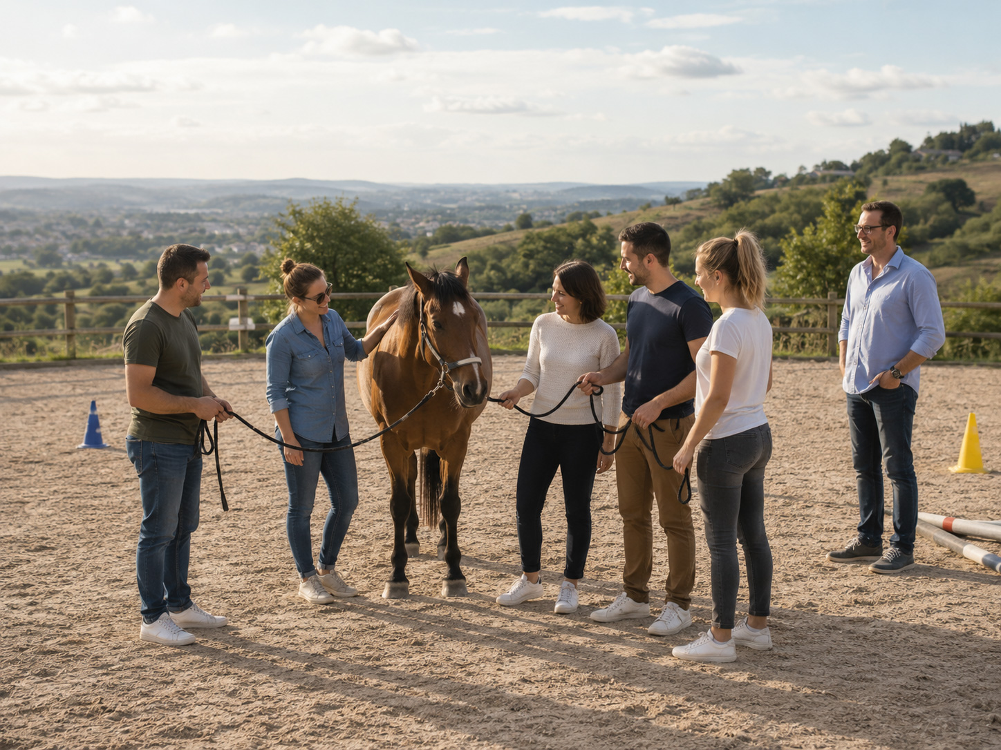 image illustration team building lyon